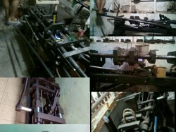Mesin cetak plastik sistim manual