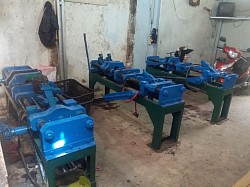 mesin handpress cetak plastik manual